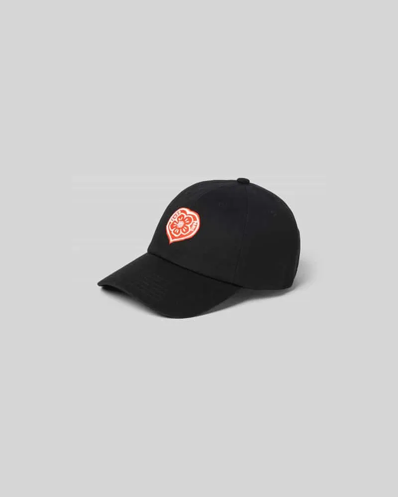 Kenzo Basecap aus reiner Baumwolle Black