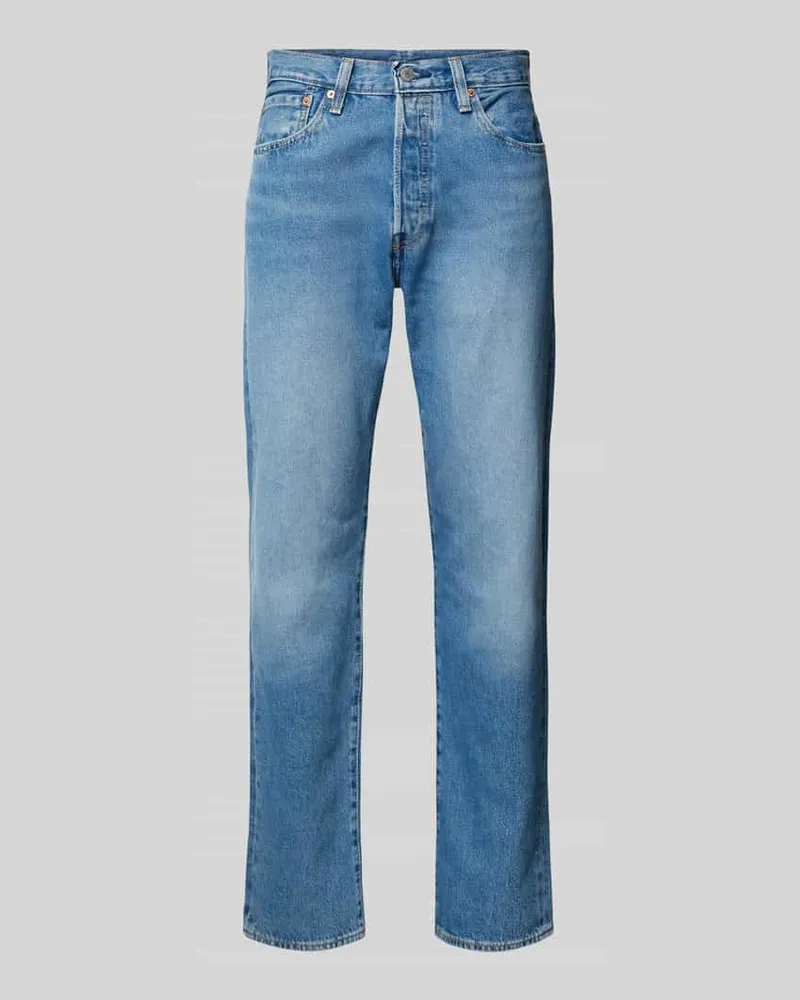 Levi's Regular Fit Jeans Modell '501 Hellblau
