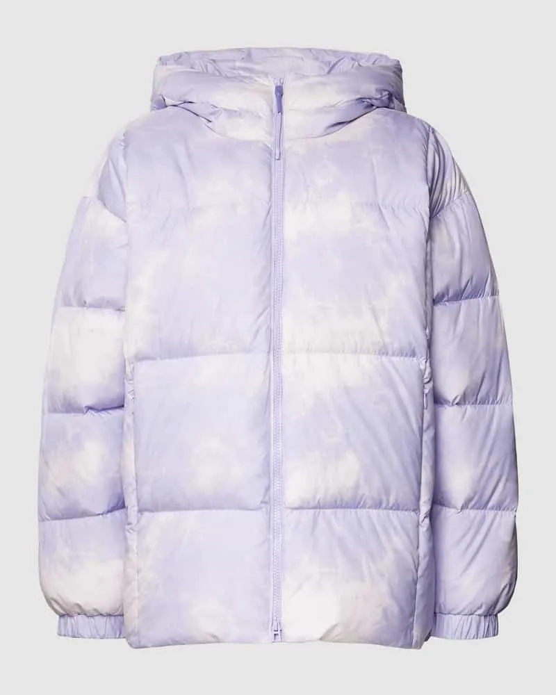 Tom Tailor Regular Fit Steppjacke mit Kapuze Lila