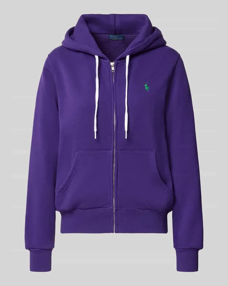 Ralph Lauren Regular Fit Sweatjacke aus Baumwoll-Mix Purple
