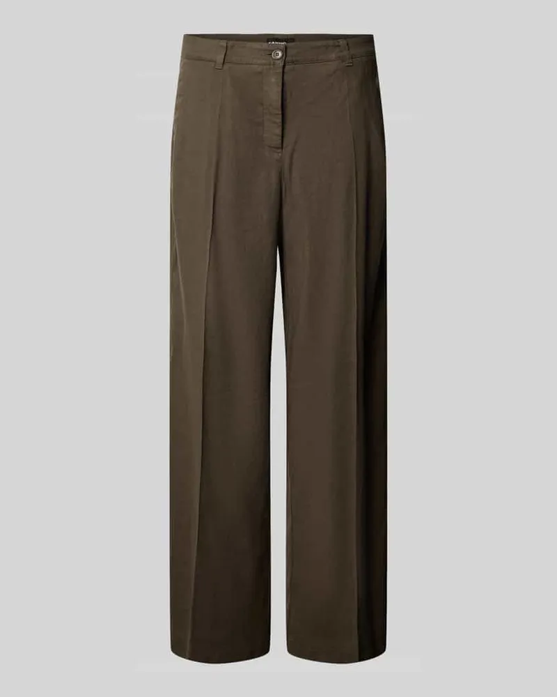 Cambio Leinenhose mit Eingrifftaschen Modell 'ADRIENNE Oliv