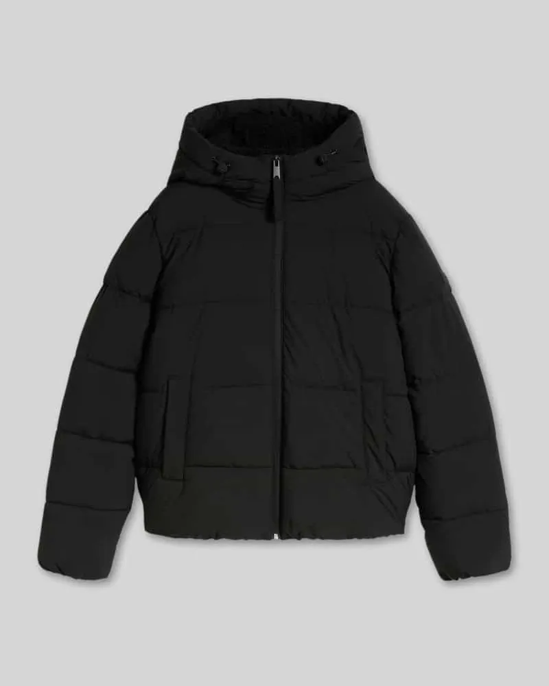 Tom Tailor Regular Fit Pufferjacke mit Kapuze Black