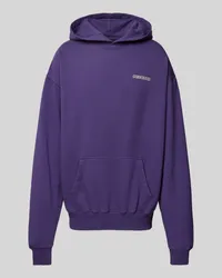 PEGADOR Oversized Hoodie mit Känguru-Tasche Lila