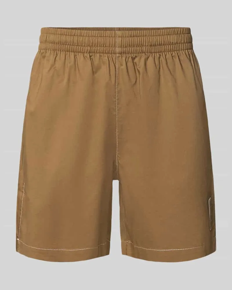 Lacoste Relaxed Fit Sweatshorts aus reiner Baumwolle Hazel