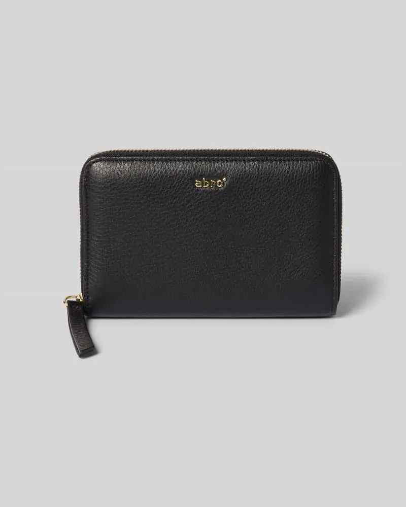 Abro Portemonnaie mit Label-Detail Black