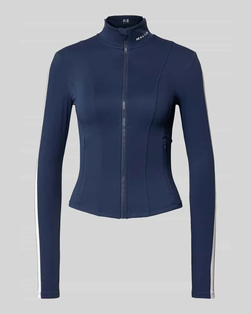 P.E. NATION Jacke mit Stehkragen und Reißverschluss Modell 'HIGHGATE Dunkelblau