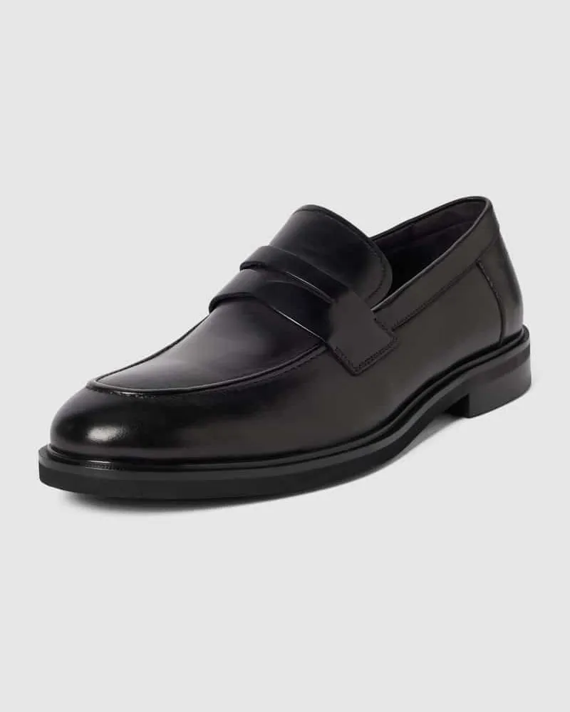 Digel Penny-Loafer-Schuhe mit Schnürverschluss Modell 'Sokrates Black