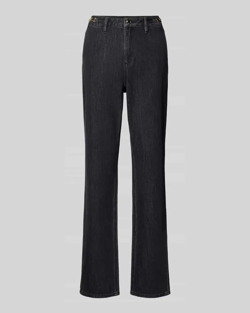 S.Oliver Regular Fit Jeans mit dunkler Waschung Black
