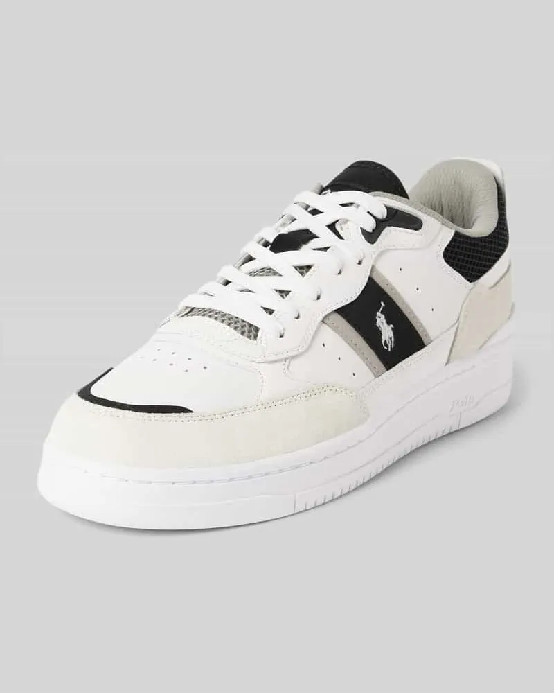 Ralph Lauren Sneaker mit Schnürverschluss Weiss