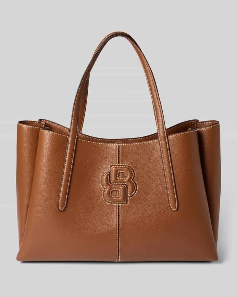 HUGO BOSS Shopper mit Double-B-Monogramm Cognac
