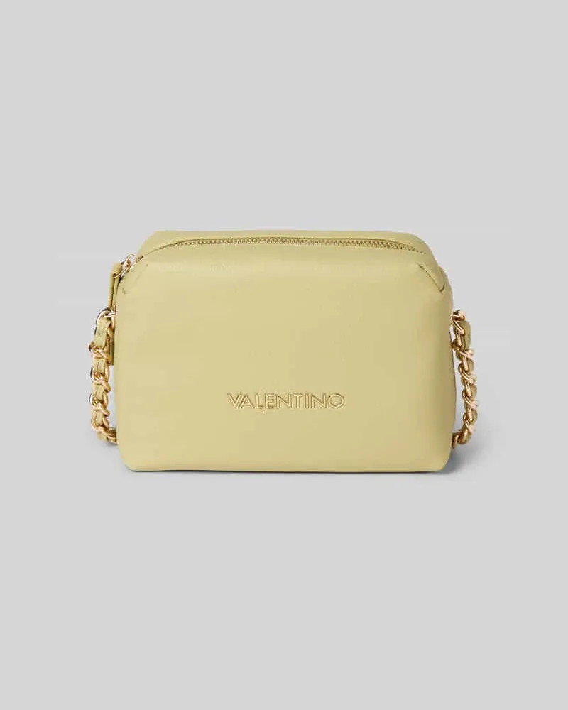 Valentino Garavani Handtasche mit Label-Applikation Modell 'ARCADIA CAMERA BAG Hellgruen