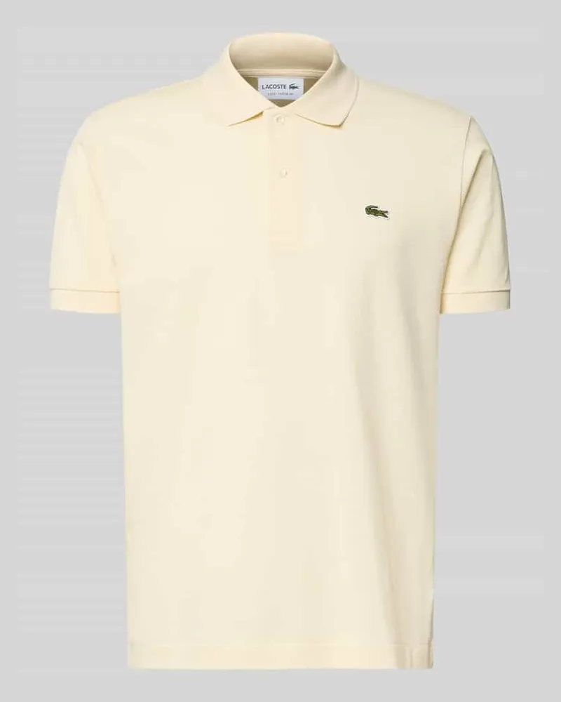 Lacoste Regular Fit Poloshirt aus reiner Baumwolle Beige