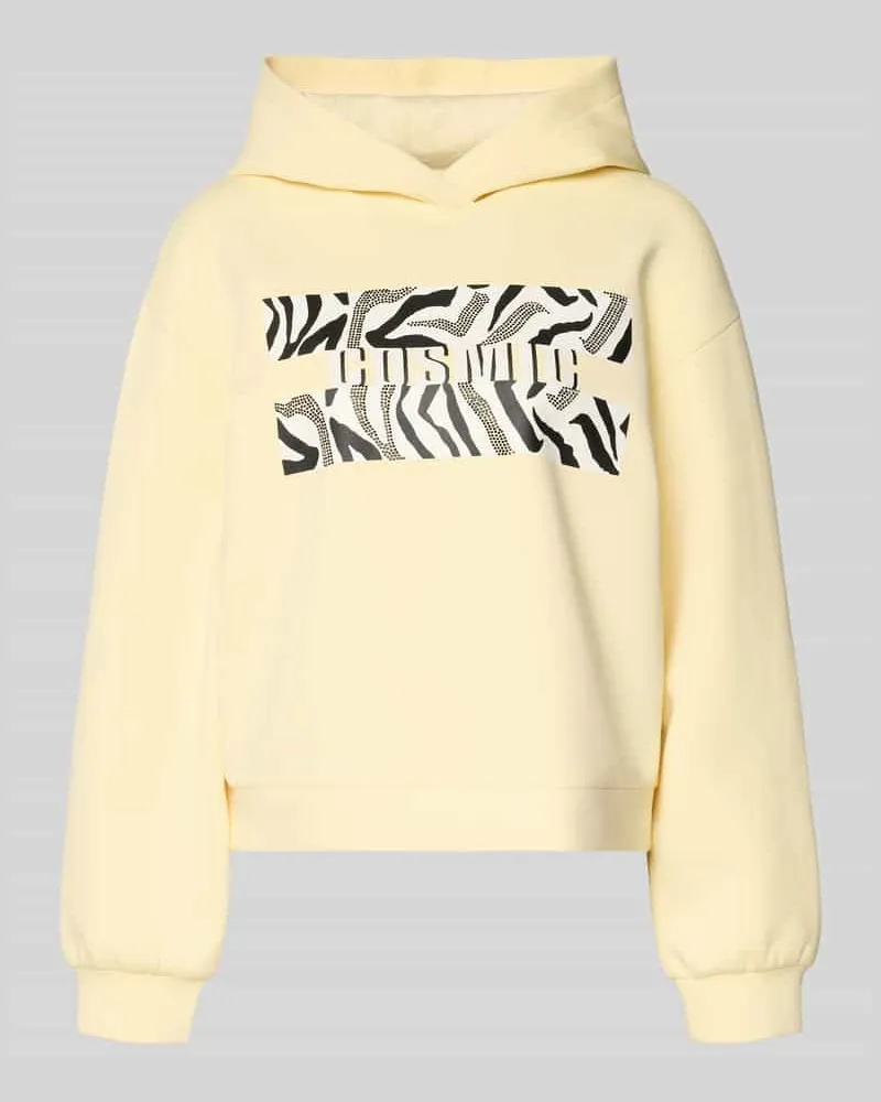 Marc Cain Hoodie mit Kapuze Hellgelb