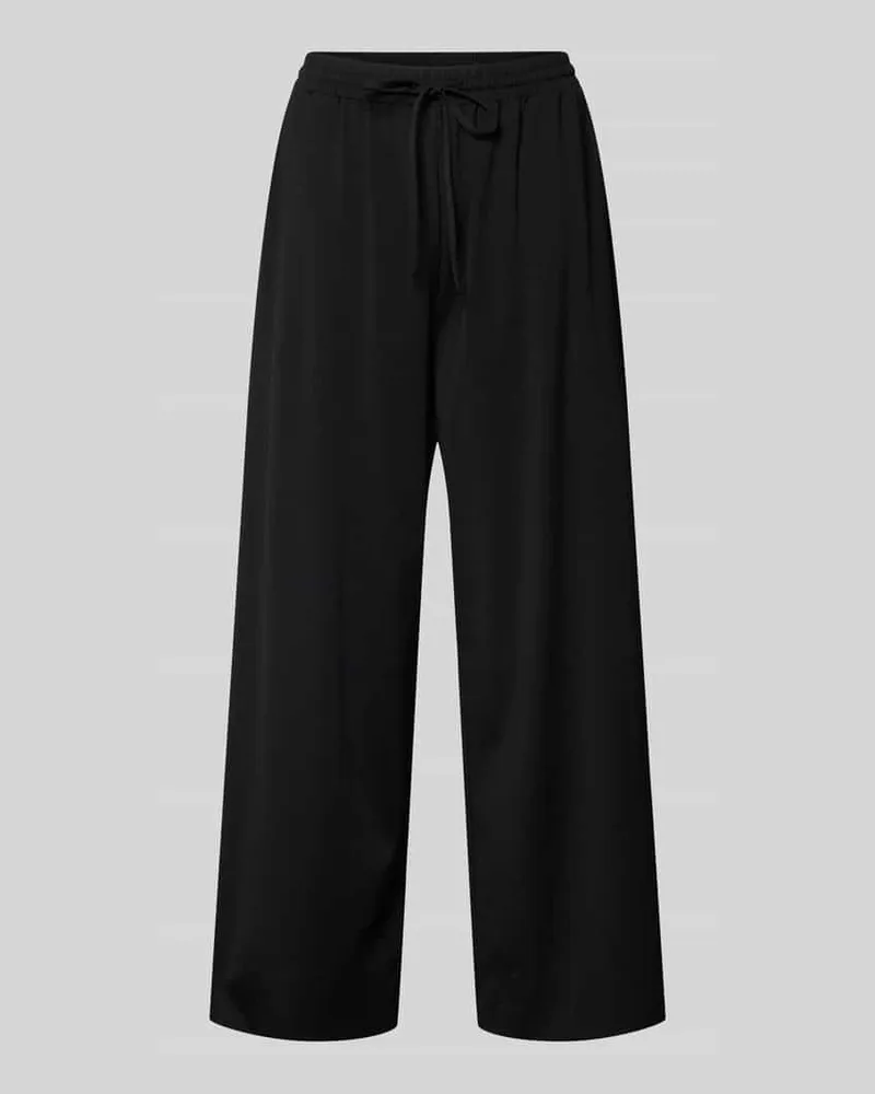 Max Mara Regular Fit Anzughose mit elastischem Bund Modell 'MODICO Black