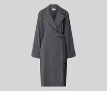Trenchcoat aus Viskose-Mix mit Bindegürtel