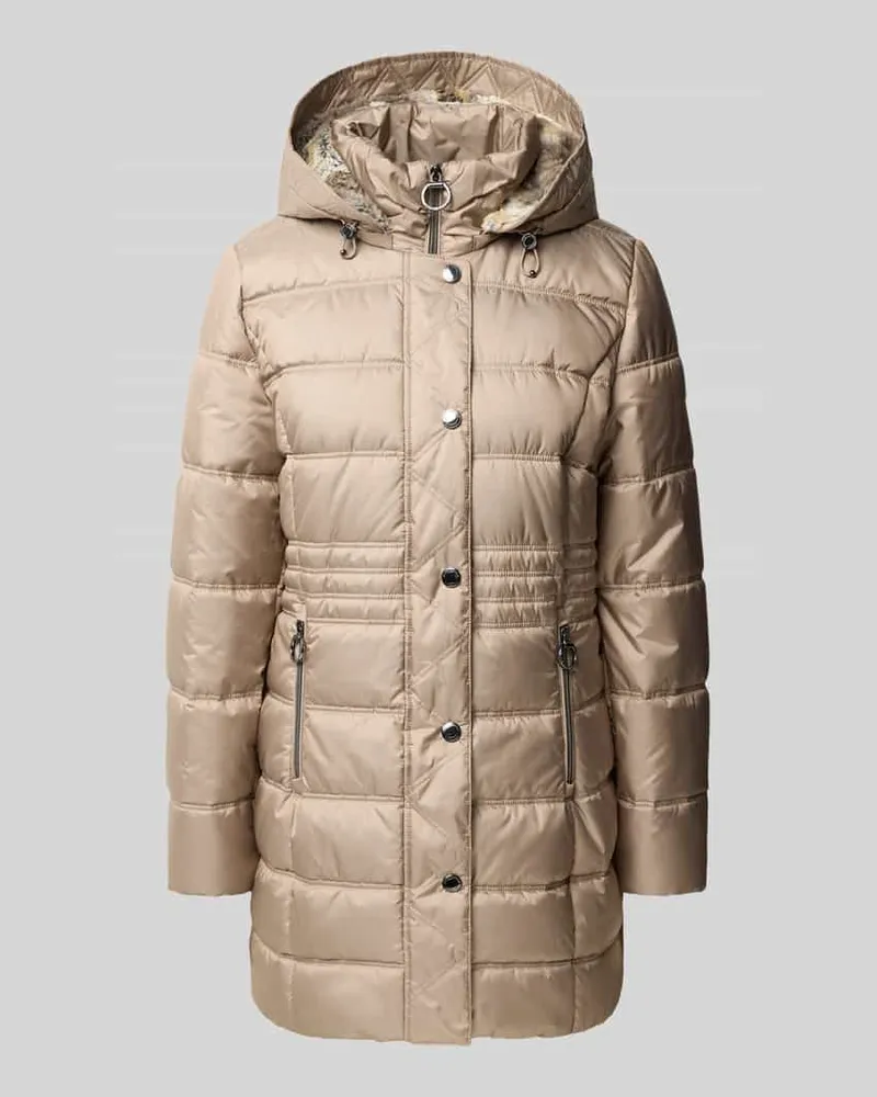 Betty Barclay Steppmantel mit Kapuze Modell 'LT SEPTEMBER Beige
