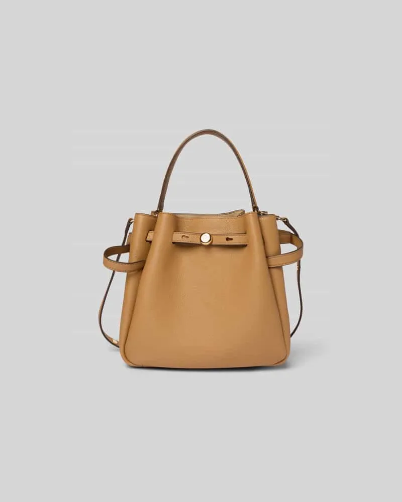 Tory Burch Bucket Bag mit Logo-Detail Camel