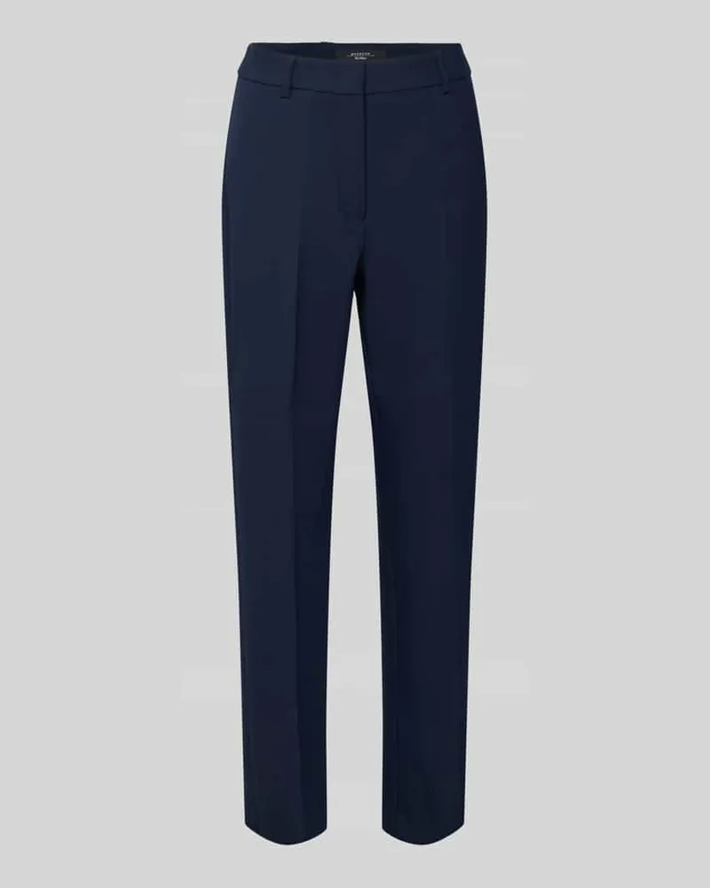 Max Mara Stoffhose mit Gesäßtaschen Modell 'FREDA Marine