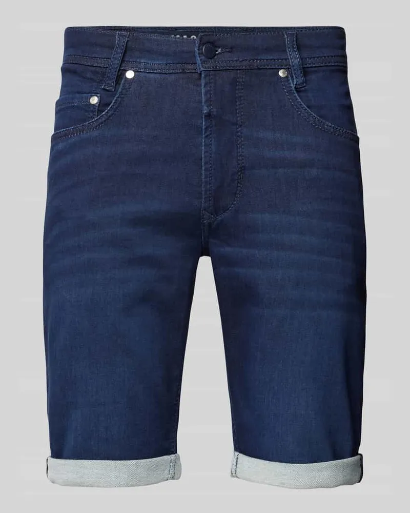 MAC Jeans Bermuda im 5-Pocket-Design Dunkelblau