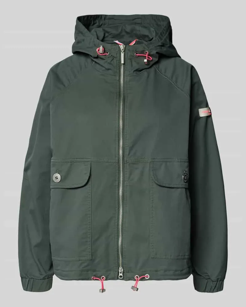 Frieda & Freddies Jacke mit Zweiwege-Reißverschluss Modell 'DOLORES NEO Oliv