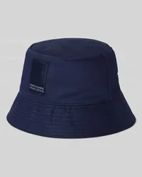 Armani Exchange Bucket Hat mit Label-Badge Marine