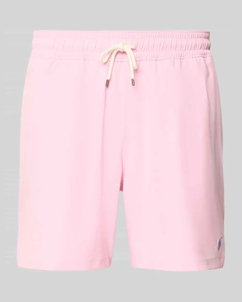Ralph Lauren Badehose mit elastischem Bund Rosa