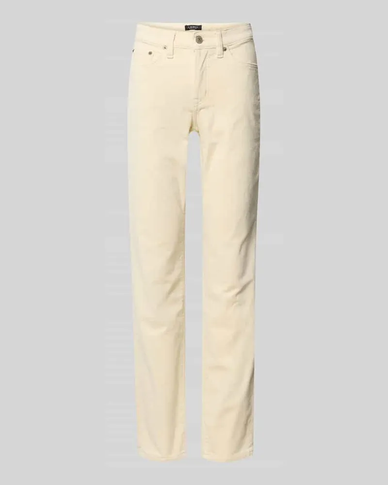 Ralph Lauren Cordhose mit 5-Pocket-Design Ecru