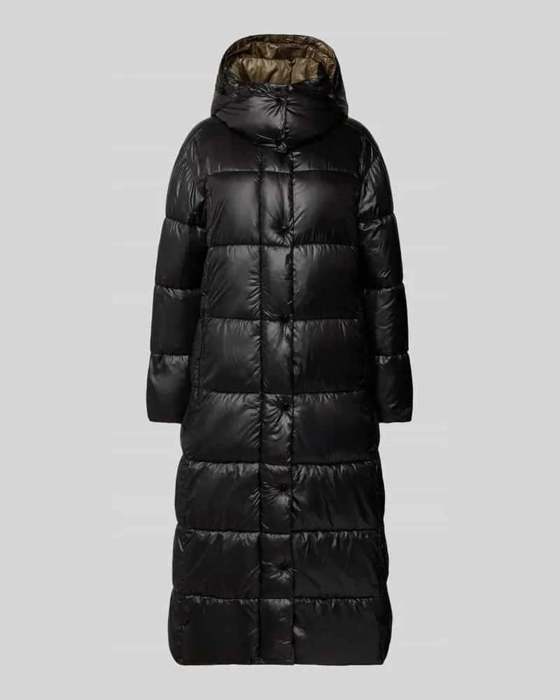Fuchs Schmitt Regular Fit Steppmantel mit Kapuze Black