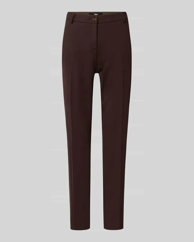 Brax Regular Fit Hose aus Viskose-Mix Modell 'MARON Dunkelbraun