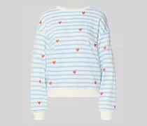 Sweatshirt im Allover-Look
