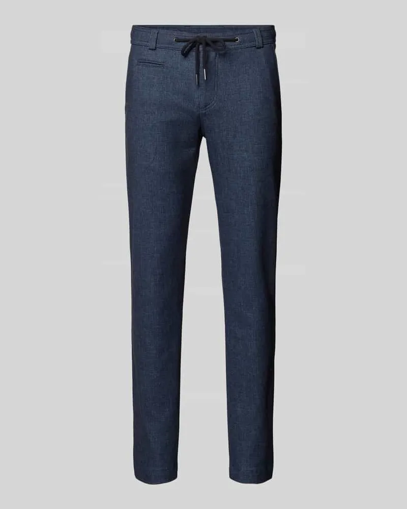 Bugatti Stoffhose mit Paspeltasche Blau