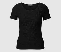 T-Shirt mit Strukturmuster