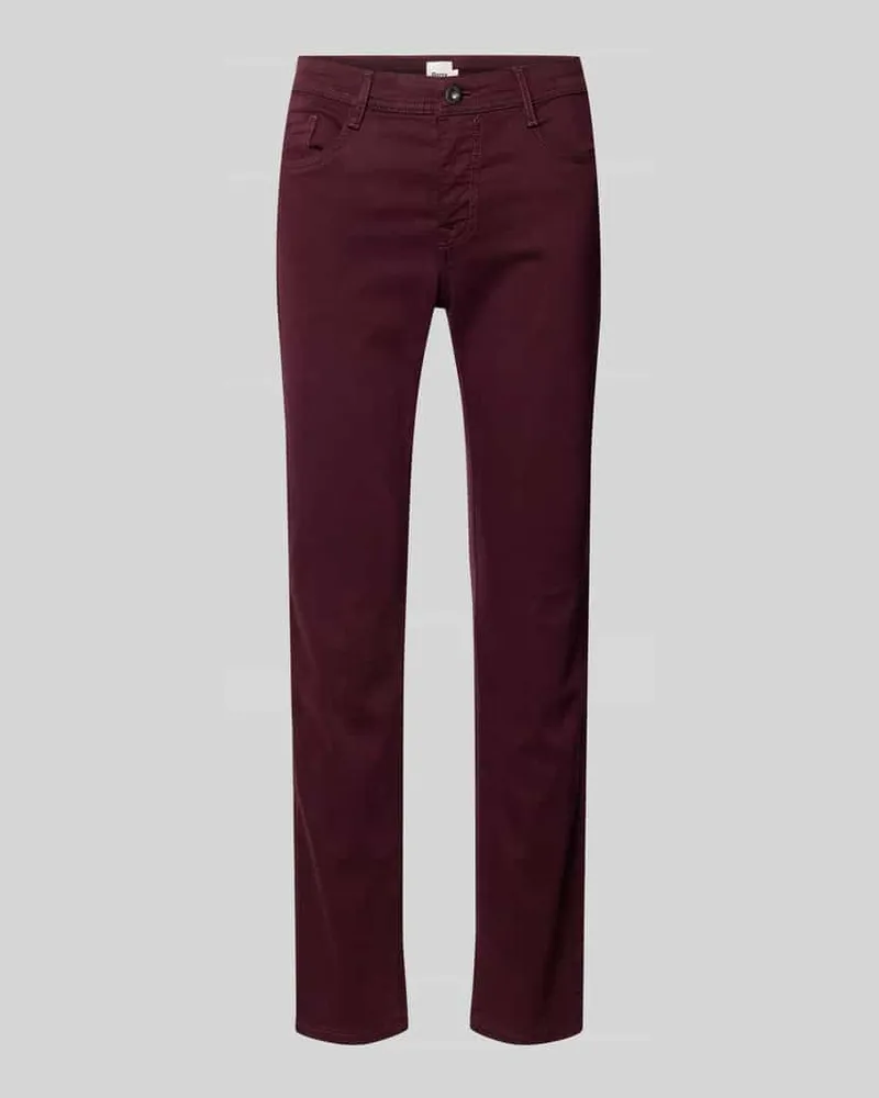 Brax Hose aus Lyocell-Mix Modell 'MARY THERMO Bordeaux