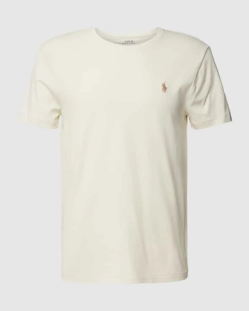 Ralph Lauren T-Shirt mit Rundhalsausschnitt Beige