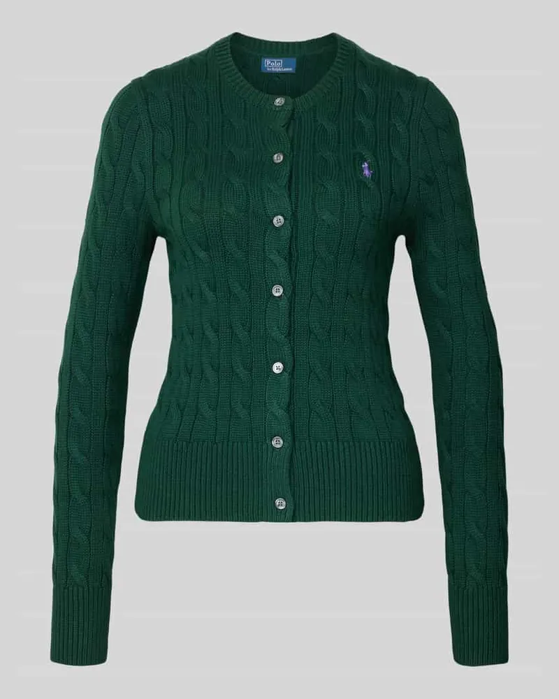 Ralph Lauren Strickjacke mit Knopfleiste Gruen