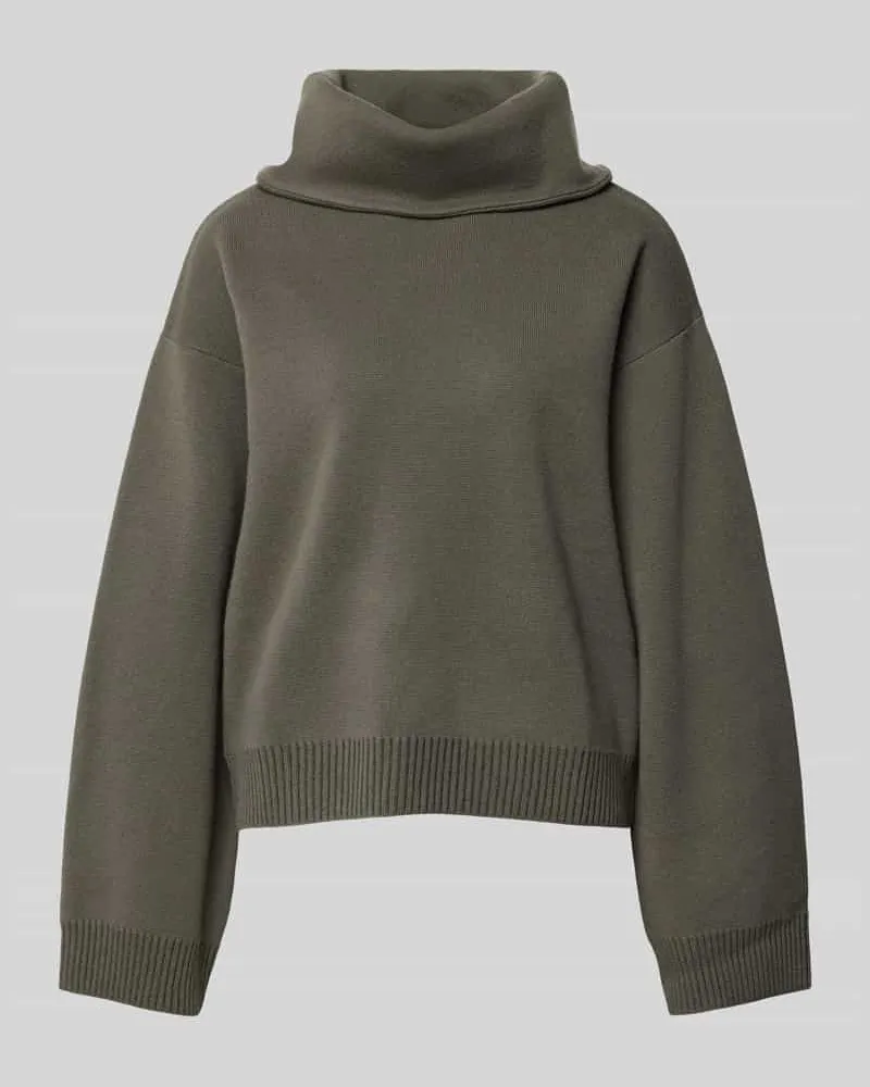 IRO Oversized Pullover aus Woll-Kaschmir-Mix Dunkelgruen