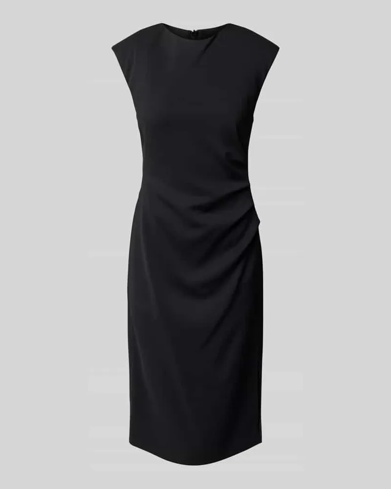 Marc Cain Etuikleid mit Raffungen Black