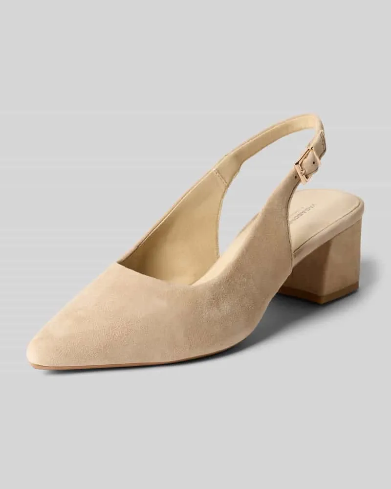 Vagabond Slingbacks aus echtem Veloursleder Modell 'MARTA Beige