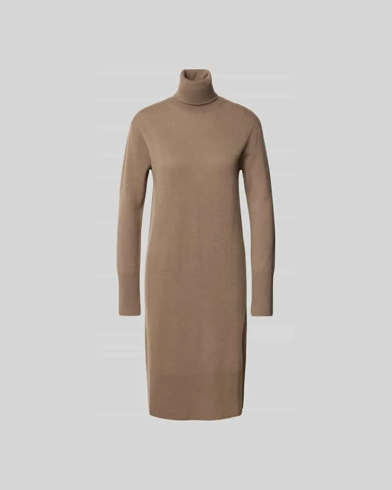 Joseph Kaschmirkleid mit Rollkragen Beige
