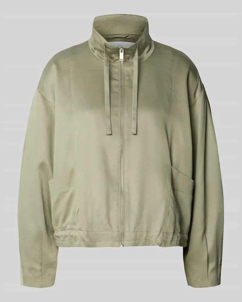 OPUS Jacke aus Lyocell-Baumwoll-Mix Modell 'Jarusa Hellgruen