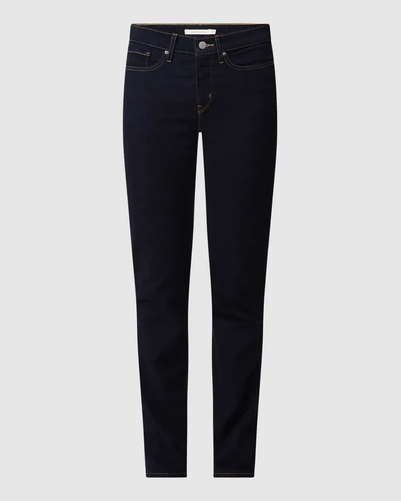 Levi's Shaping Slim Fit Jeans im 5-Pocket-Design Modell '312 Dunkelblau