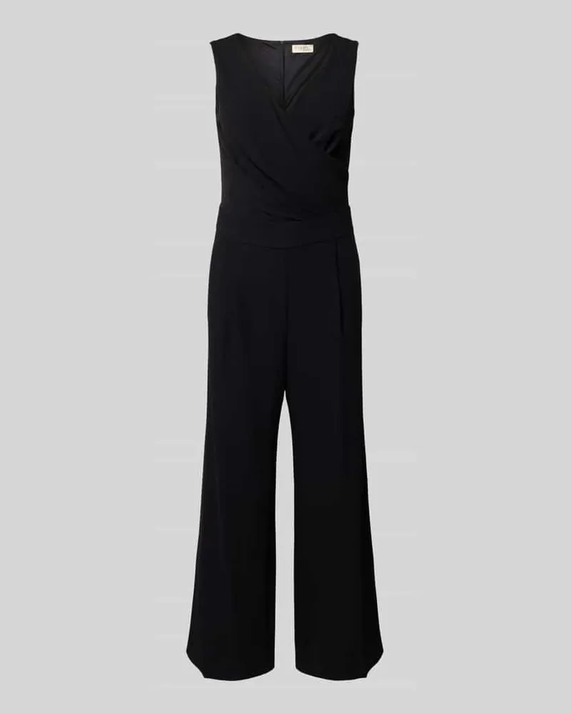 Vera Mont Jumpsuit in Wickel-Optik Black
