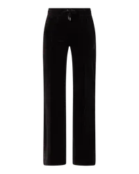 Juicy Couture Straight Fit Sweatpants mit Label-Detail Modell 'TINA Black