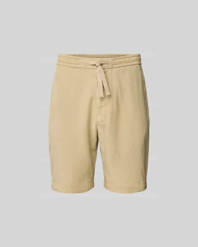 Officine Generale Shorts mit Lyocell-Anteil Oliv