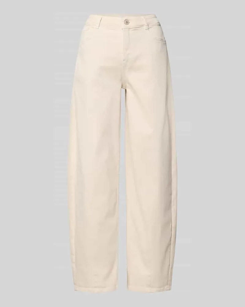 OPUS Barrel Jeans im 5-Pocket-Design Modell 'Lolah breath Beige