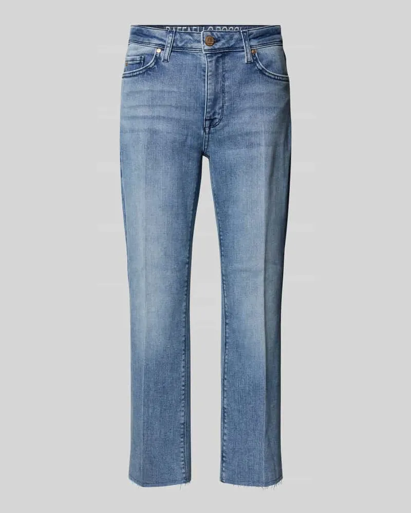 RAFFAELLO ROSSI  Slim Fit Jeans mit verkürztem Schnitt Modell 'Vic Hellblau