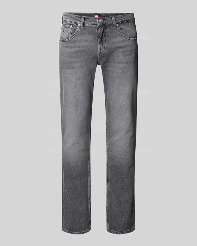 Tommy Hilfiger Slim Fit Jeans aus Baumwoll-Mix Mittelgrau