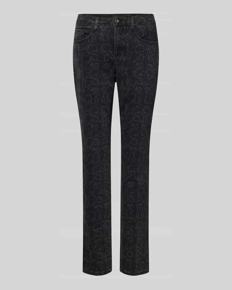 Brax Slim Fit Jeans mit Viskose-Anteil Modell 'Mary Dunkelgrau