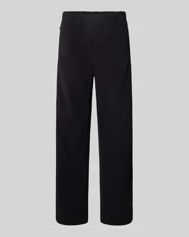 HUGO BOSS Regular Fit Sweatpants mit Tunnelzug innen Black