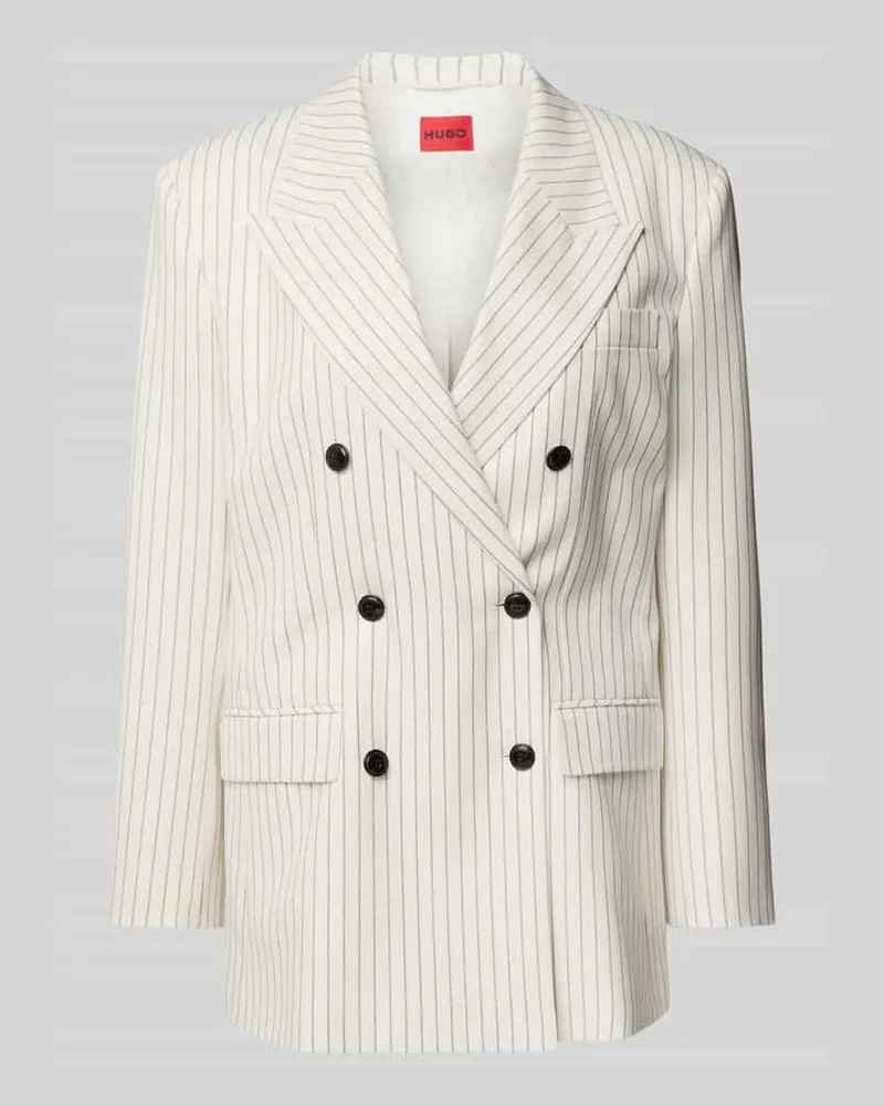 HUGO BOSS Blazer mit Reverskragen Modell 'Amelora Offwhite